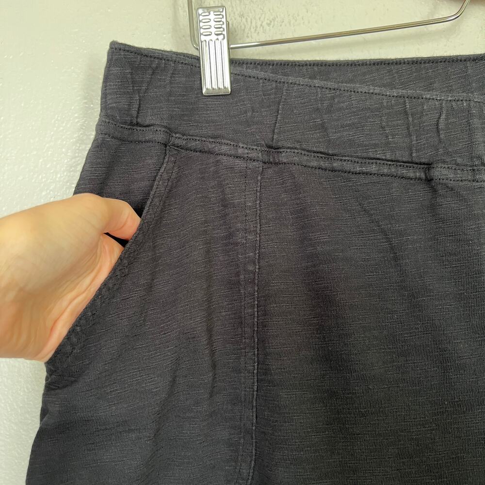Escape Habitat Clothing Pants Women's XL Black Textured Cotton On The Go Capri - Picture 5 of 12